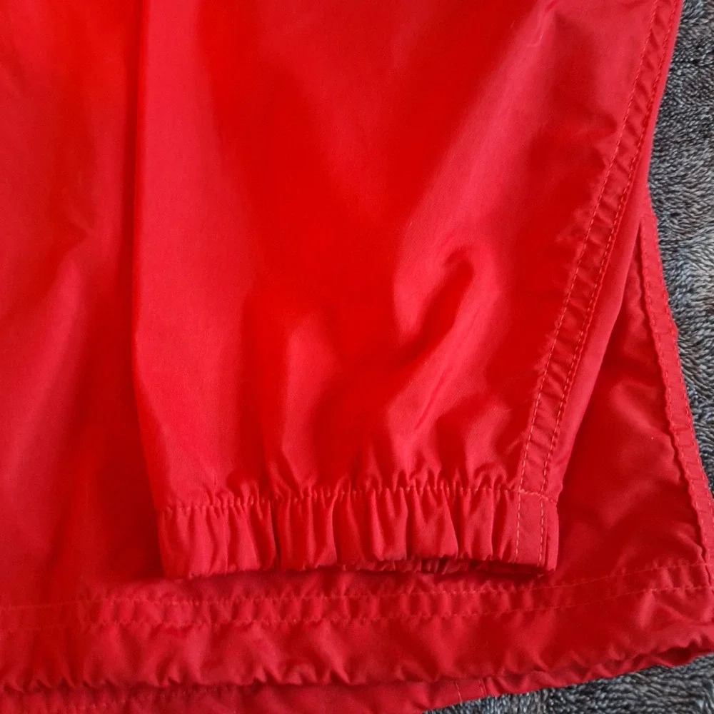 VTG‎ L.L. Bean Anorak Nylon Pullover Windbreaker Jacket Mens LT Red Hiking Camp